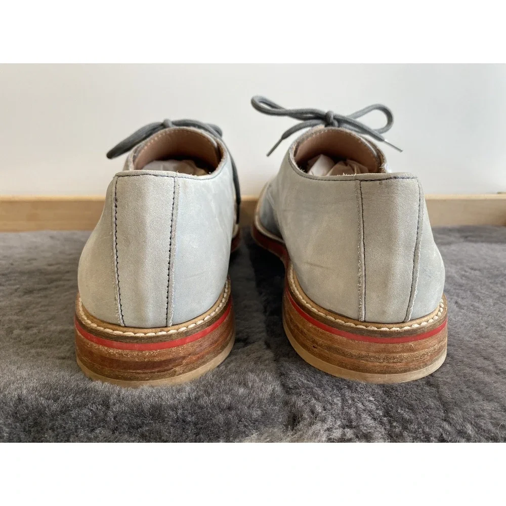Oliver Clark Handmade Leather Oxfords / Blue Gray‎ / Men's Size 10